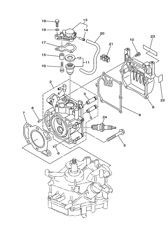 Cylinder & Crankcase 1